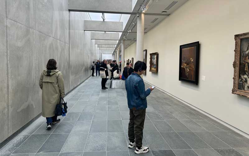 Vaste collectie schilderijen Musée de l'Orangerie in Parijs