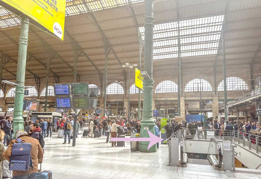 Overstappen van Gare du Nord naar Gare de Lyon