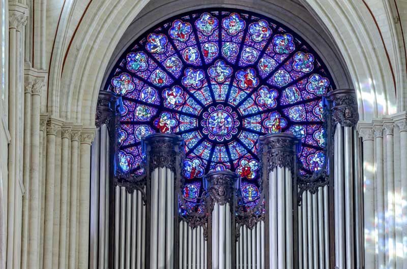 Vernieuwd orgel na de heropening van de Notre Dame in Parijs